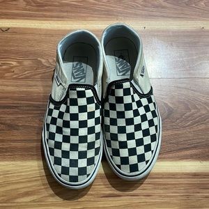 Black and White Checkered Vans